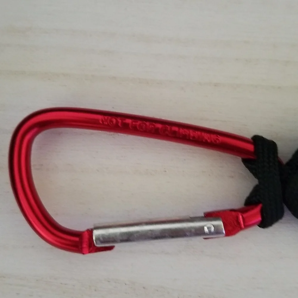 Black Paracord Keychain
